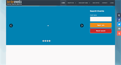 Desktop Screenshot of borderevents.com